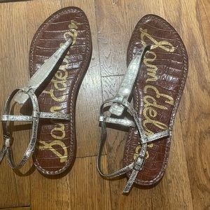 Sam Edelman silver sandal